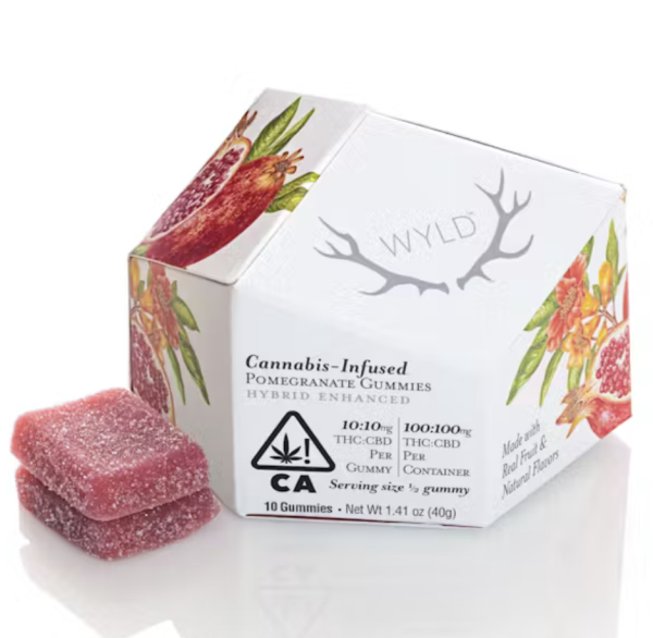 Pomegranate Gummies Cannabis Infused